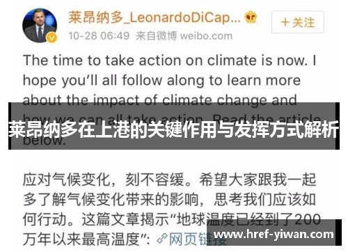 莱昂纳多在上港的关键作用与发挥方式解析