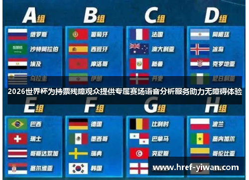 2026世界杯为持票残障观众提供专属赛场语音分析服务助力无障碍体验